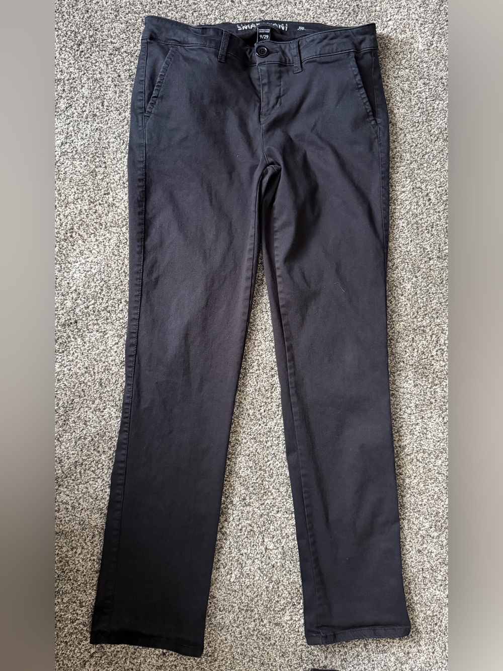Celebrity Pink Black Smart Pant - Tailored Waist Button Front